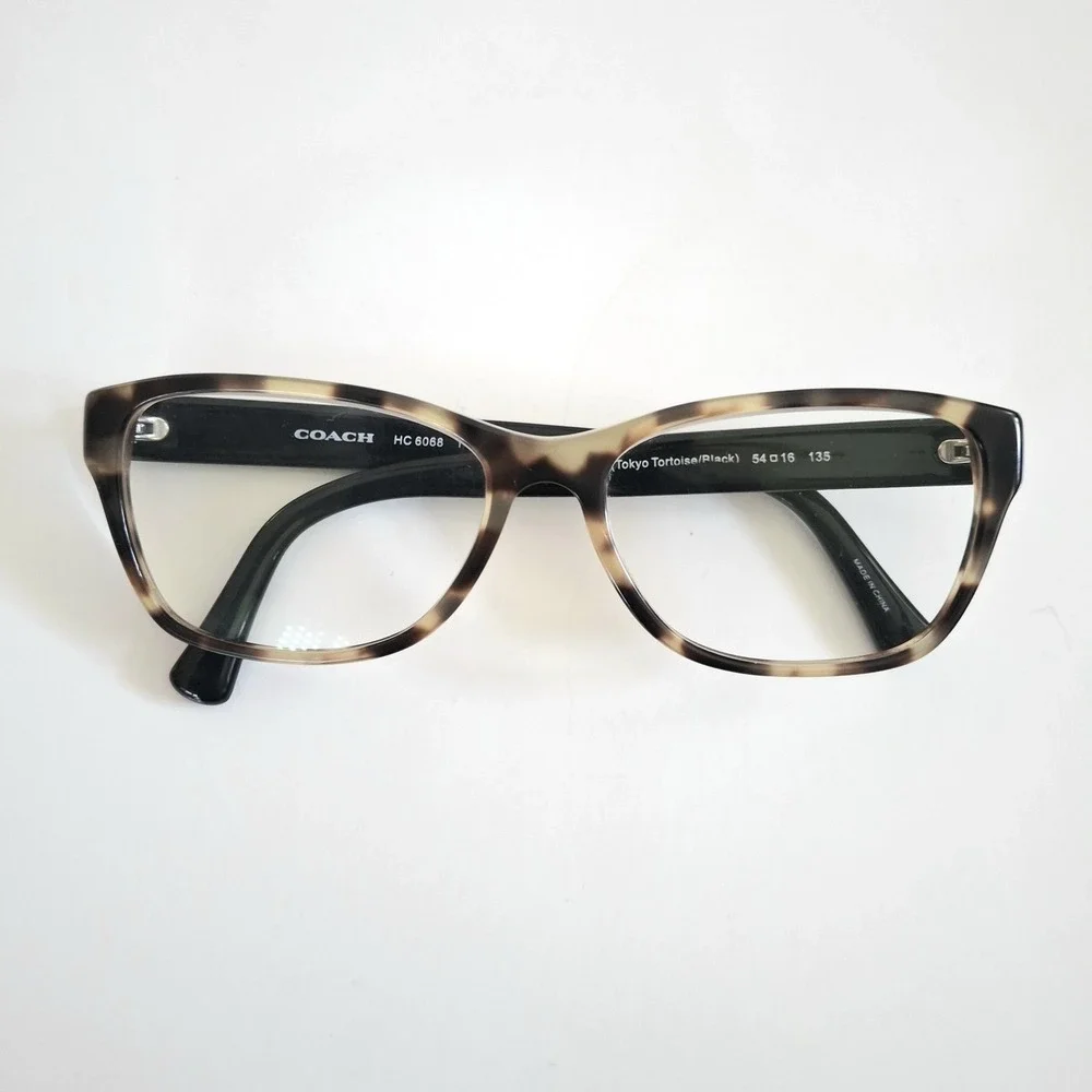 Coach‎ HC6068 5311 Womens Tokyo Tortoise Eyeglasses Frames Only 54/16